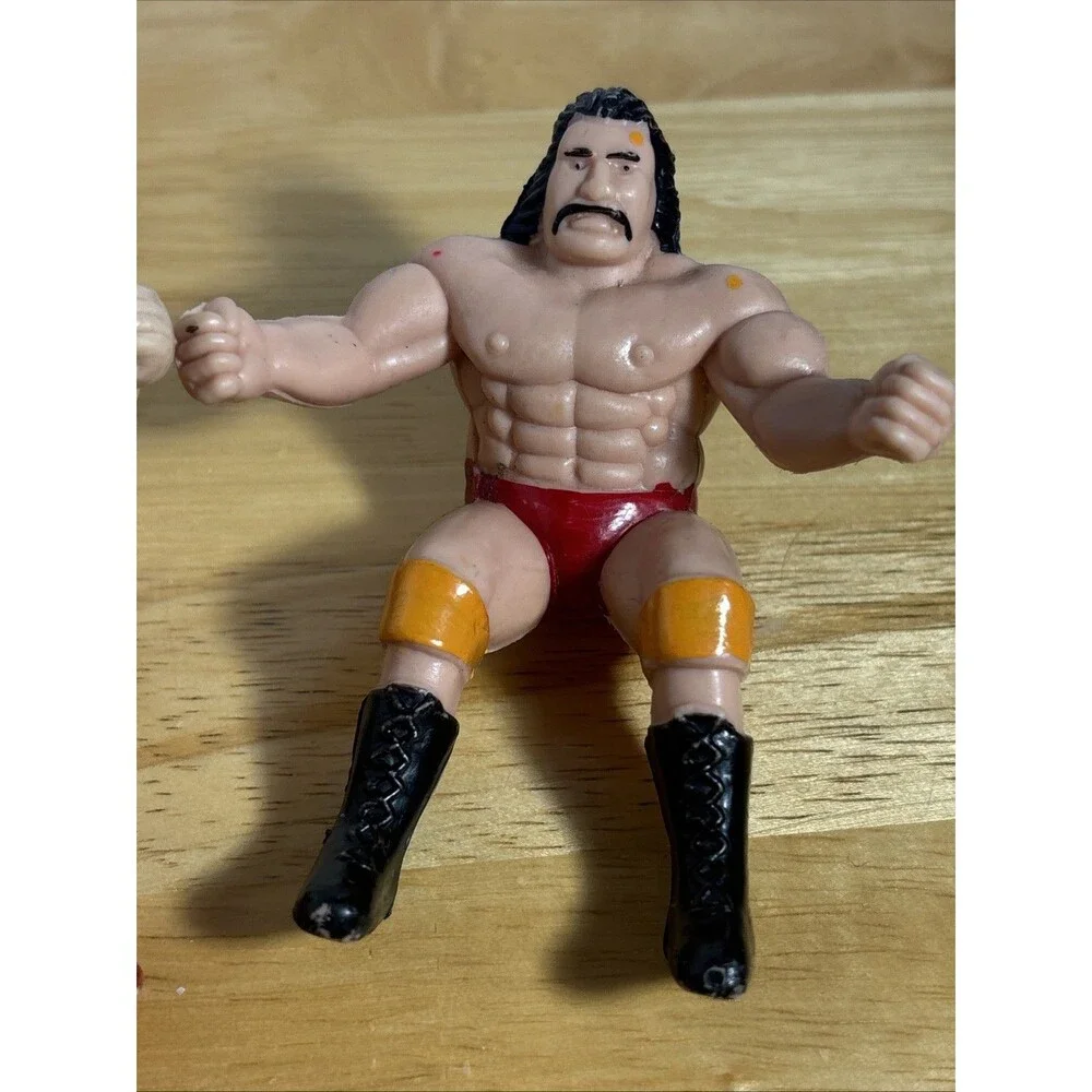 Lot Of 2 KO THUMB WRESTLER Action Figure Hogan 1980s Vintage Wrestling Figures